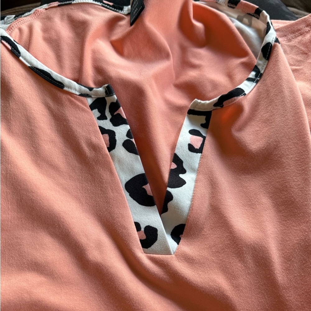 SHEIN Curve 3XL Coral Blouse